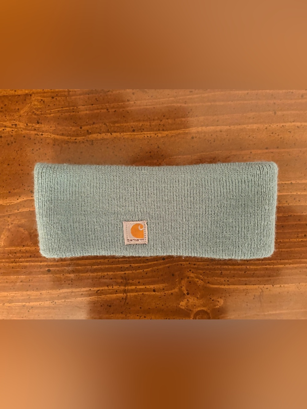 Carhartt Women's Sage Green Knit Headband with Logo Patch Active Cozy Stylish